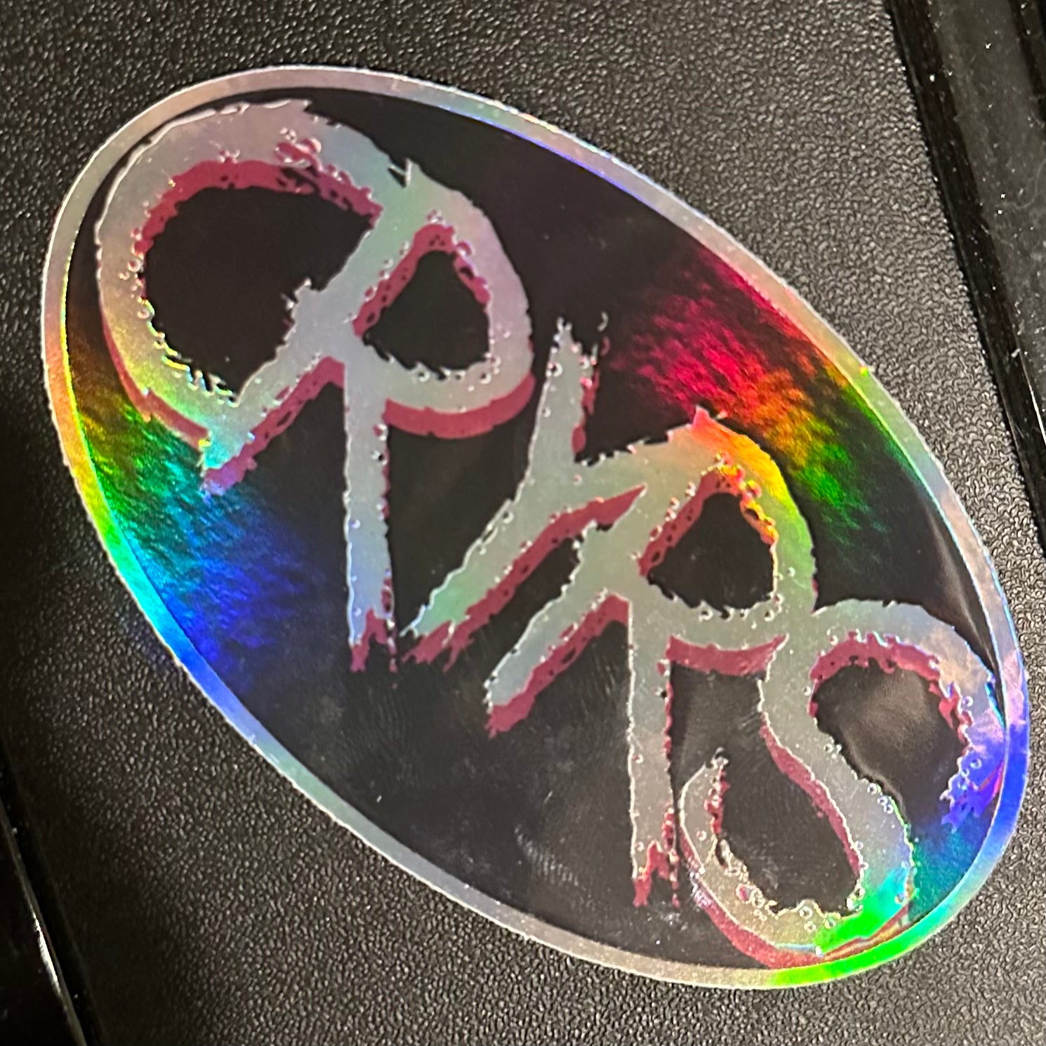 Oval Holographic Stickers